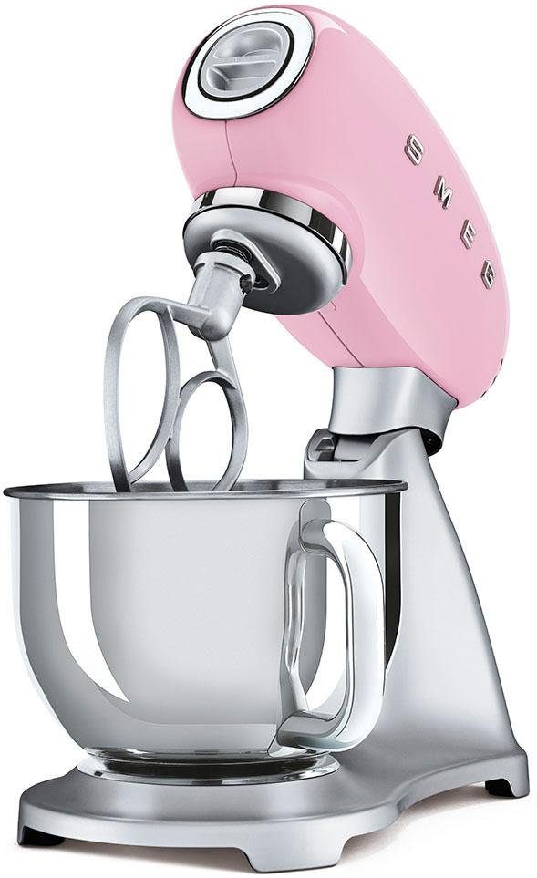 Smeg Küchenmaschine SMF02PKEU Cadillac Pink, 800 W, 4,8 l Schüssel