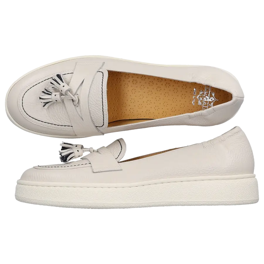 Truman's - Slip Ons 9701 Kalbsleder - weiß
