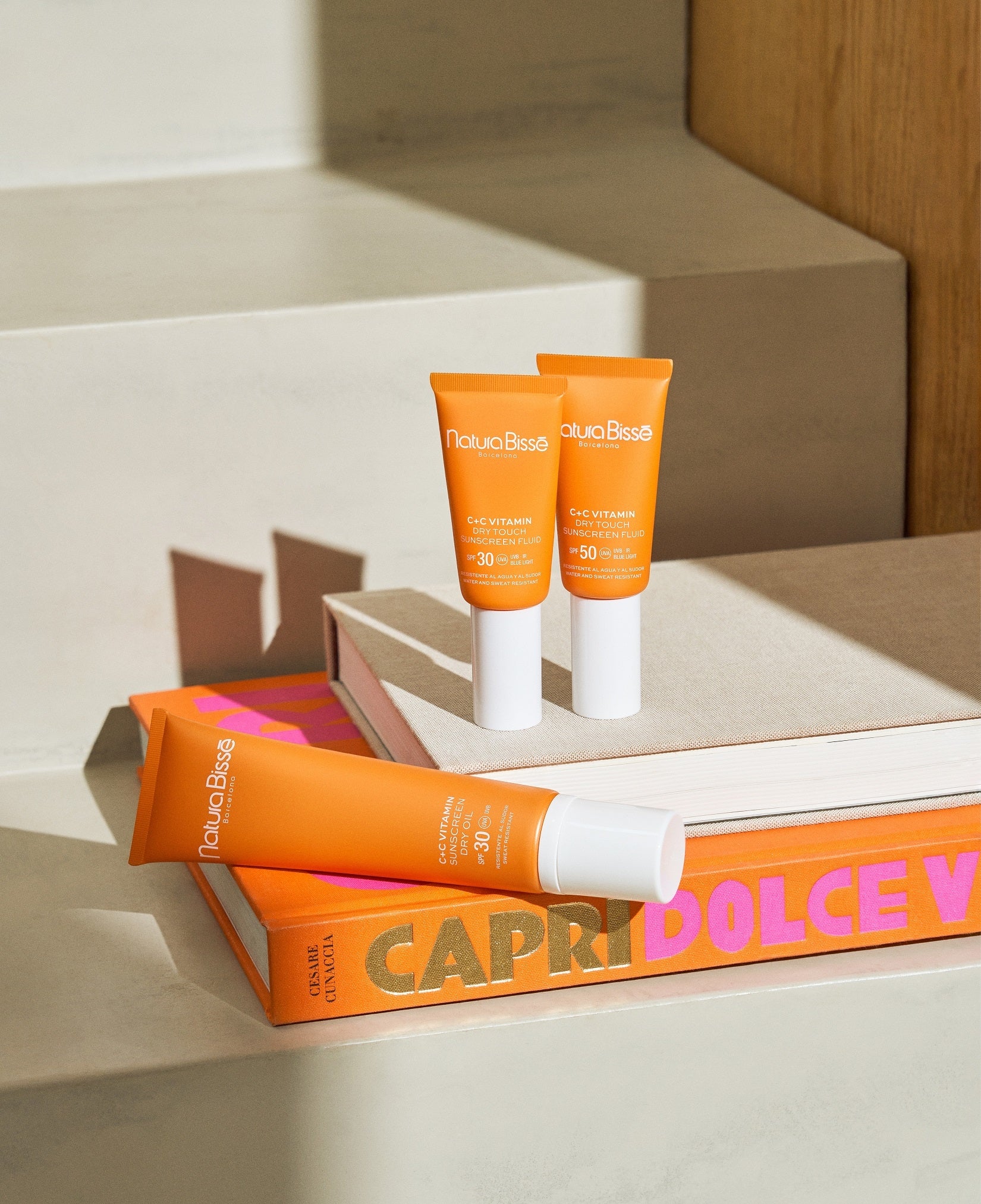 C+C Vitamin Dry Touch Sunscreen Fluid SPF30 - Protetor solar de alta proteção.
