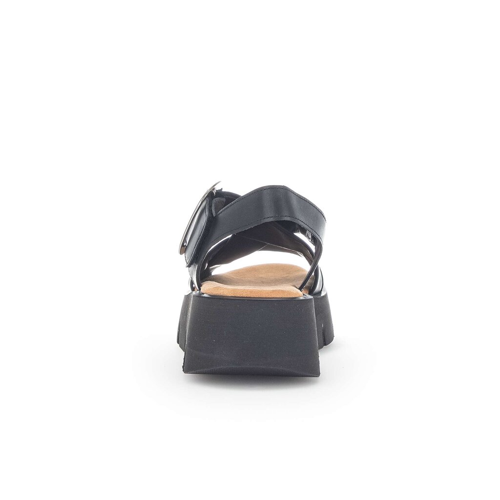 Gabor fashion Plateau Sandale schwarz