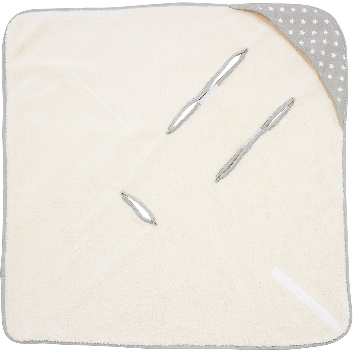 Einschlagdecke für Babyschalen Stars, 80 x 80 cm