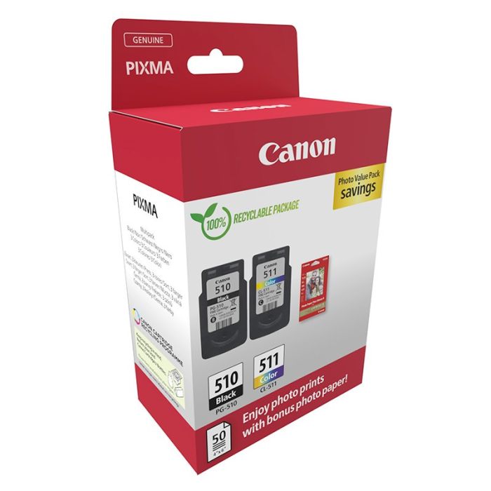 Lot de plusieurs alarmes CANON PG510/CL511 PVP