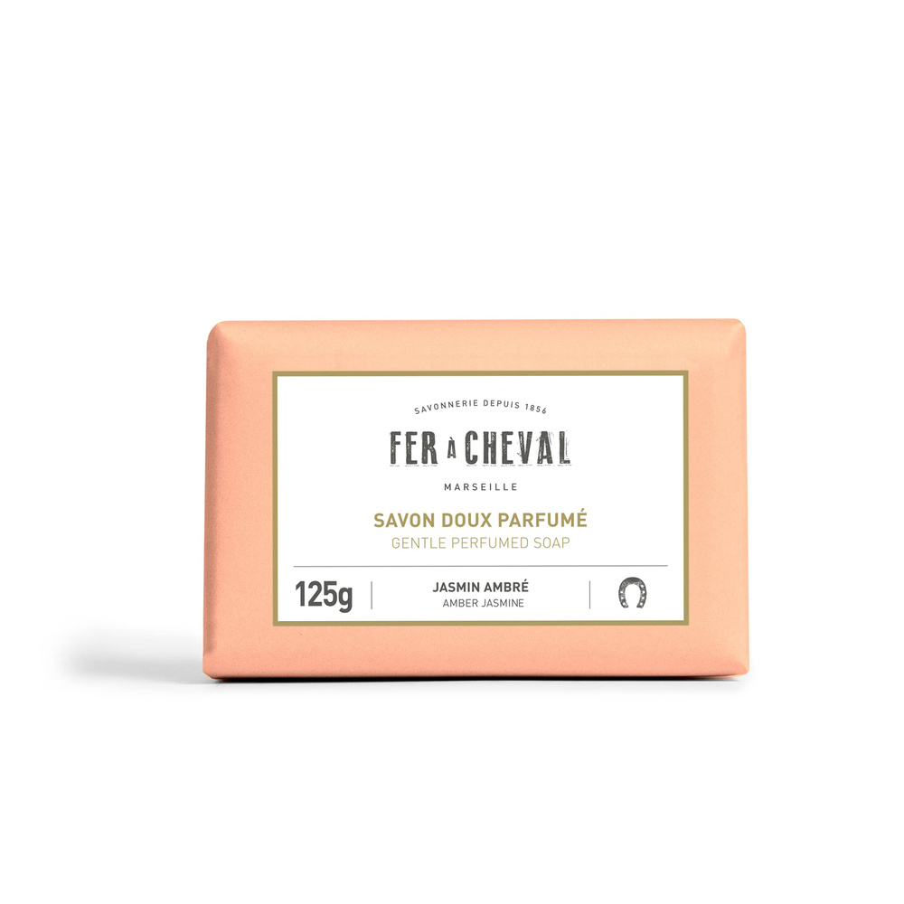 fer à cheval SAVON DOUX PARFUME -JASMIN AMBRE 125G Savon Solide