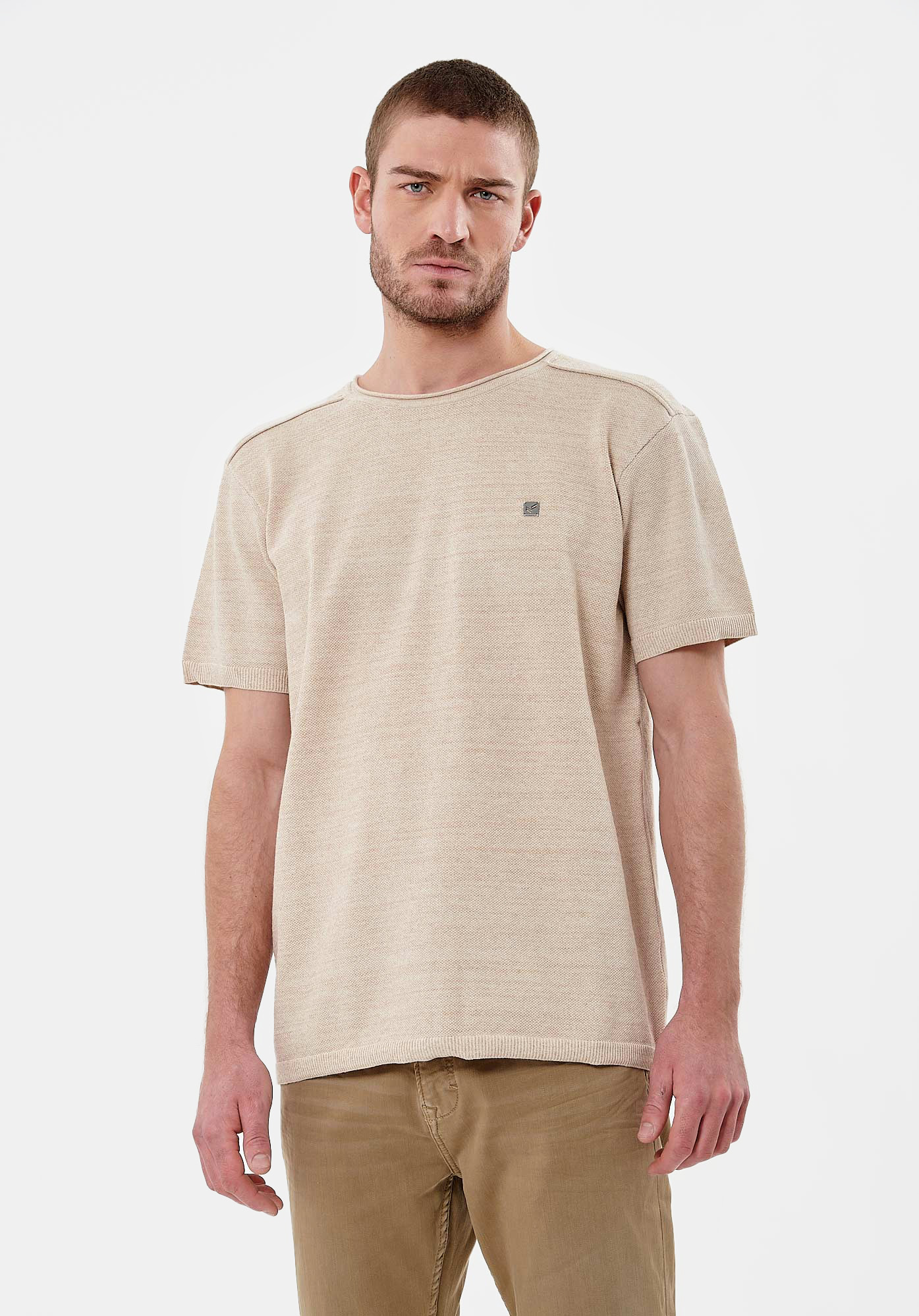 NABEL  Pull beige Homme