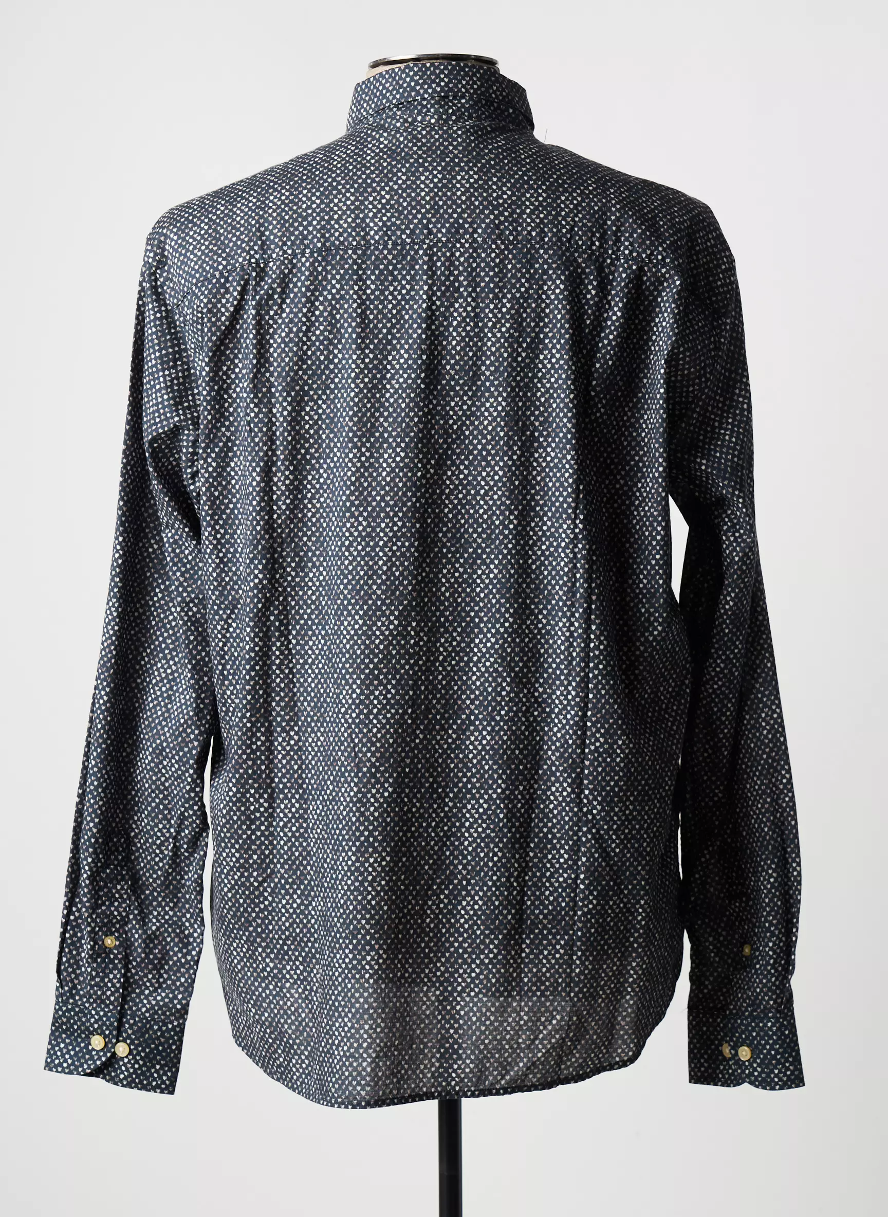 Serge Blanco Manches Longues Homme couleur gris