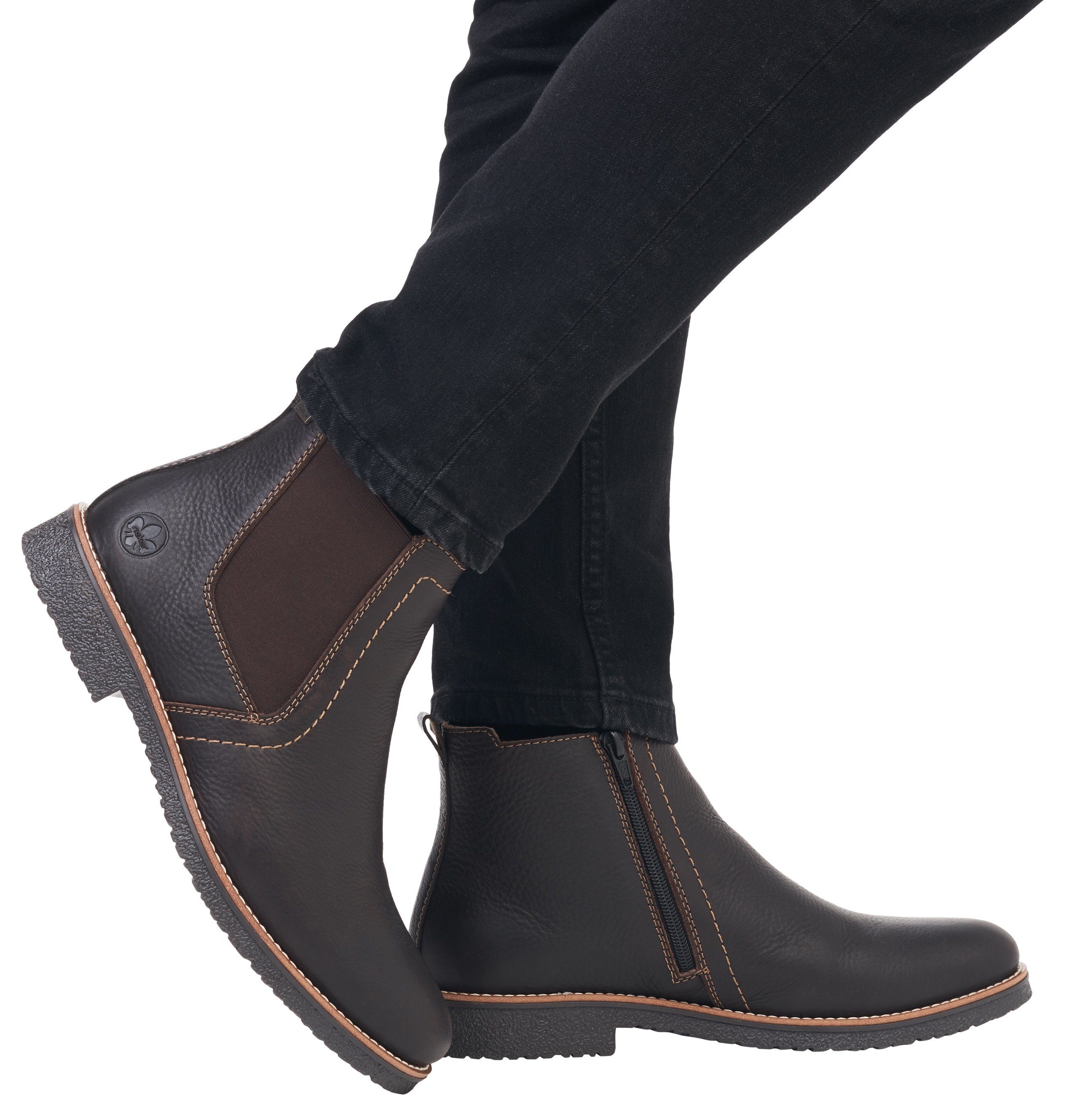 Rieker Winterstiefelette mit seitlichem Gummizug