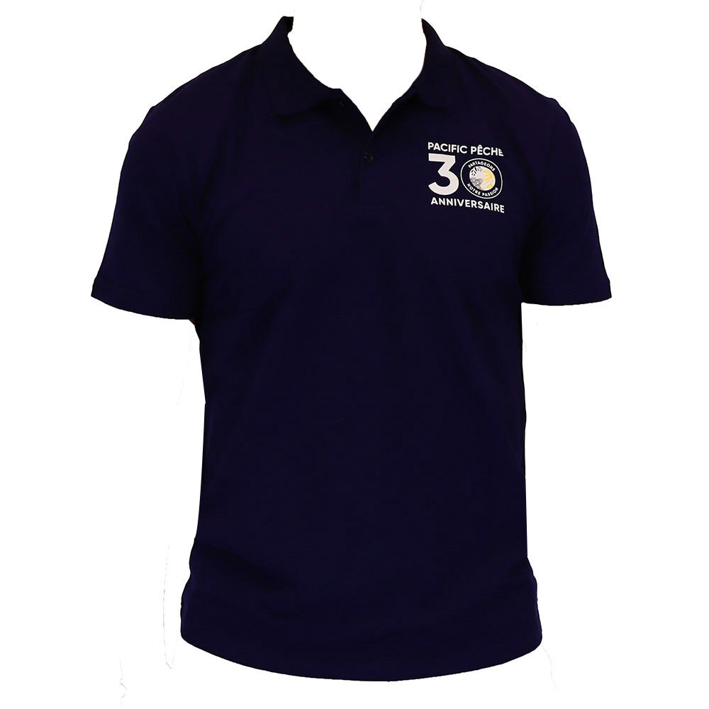 PACIFIC PECHE 30th Anniversary Short Sleeve Polo Shirt