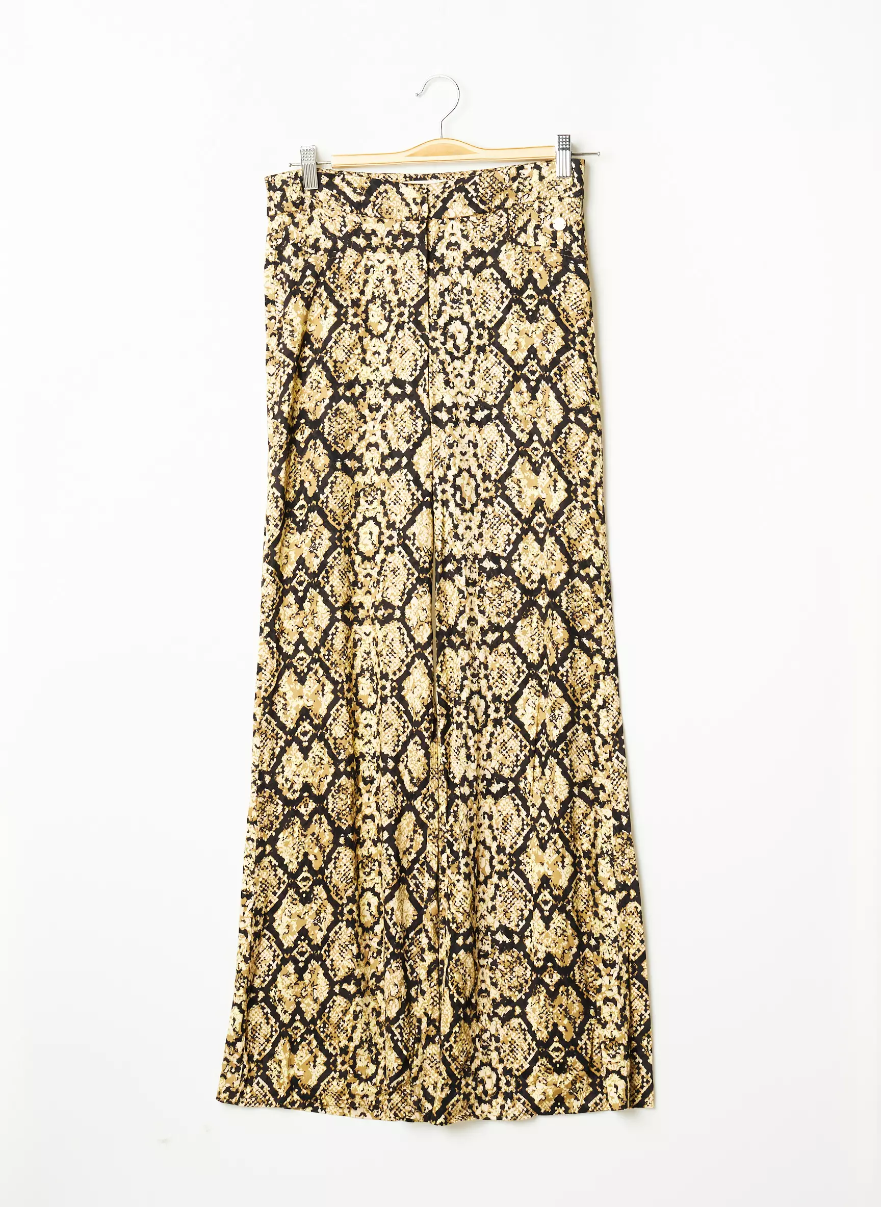 Lola Espeleta Pantalons Larges Femme couleur jaune