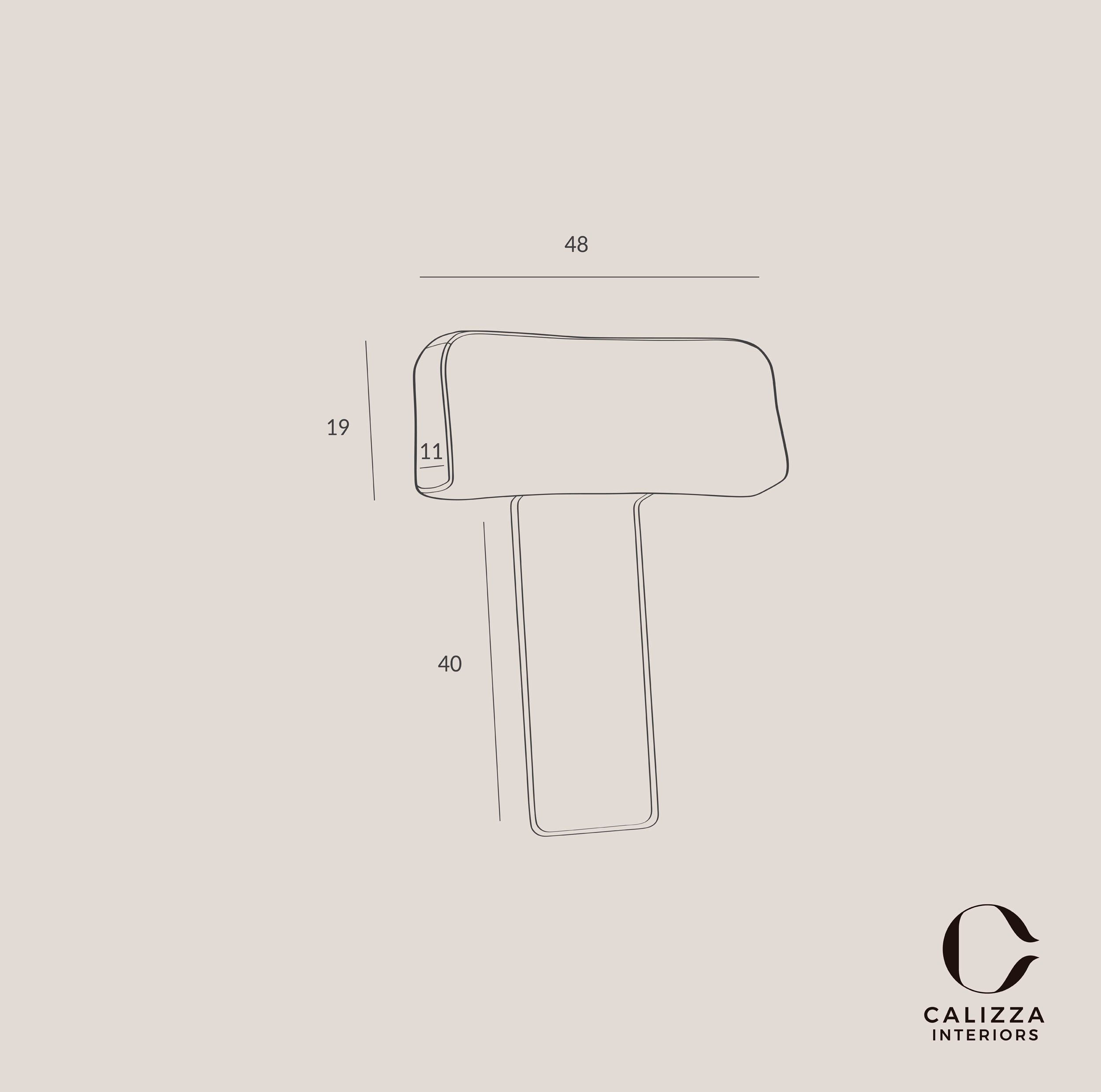 CALIZZA INTERIORS Kopfstütze Onyx, stufenlos in der Neigung verstellbar