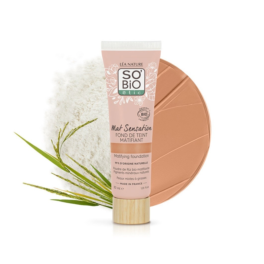 Fondotinta opacizzante SO BiO étic, Mat Sensation