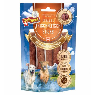 DeliBest Straußen Frischfleischsticks