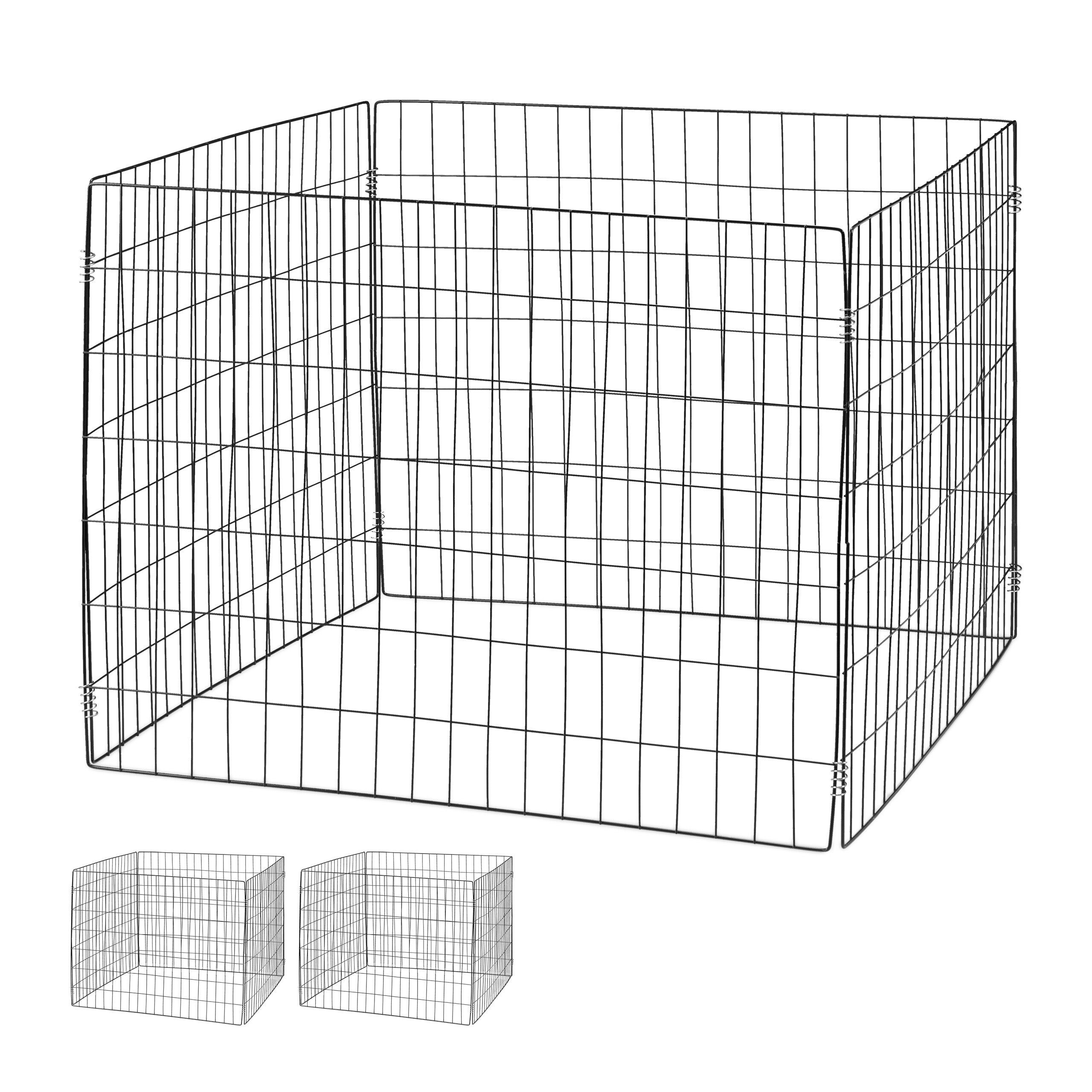 relaxdays Komposter Komposter Metall 3er Set schwarz, BxTxH: 90x90x70 cm