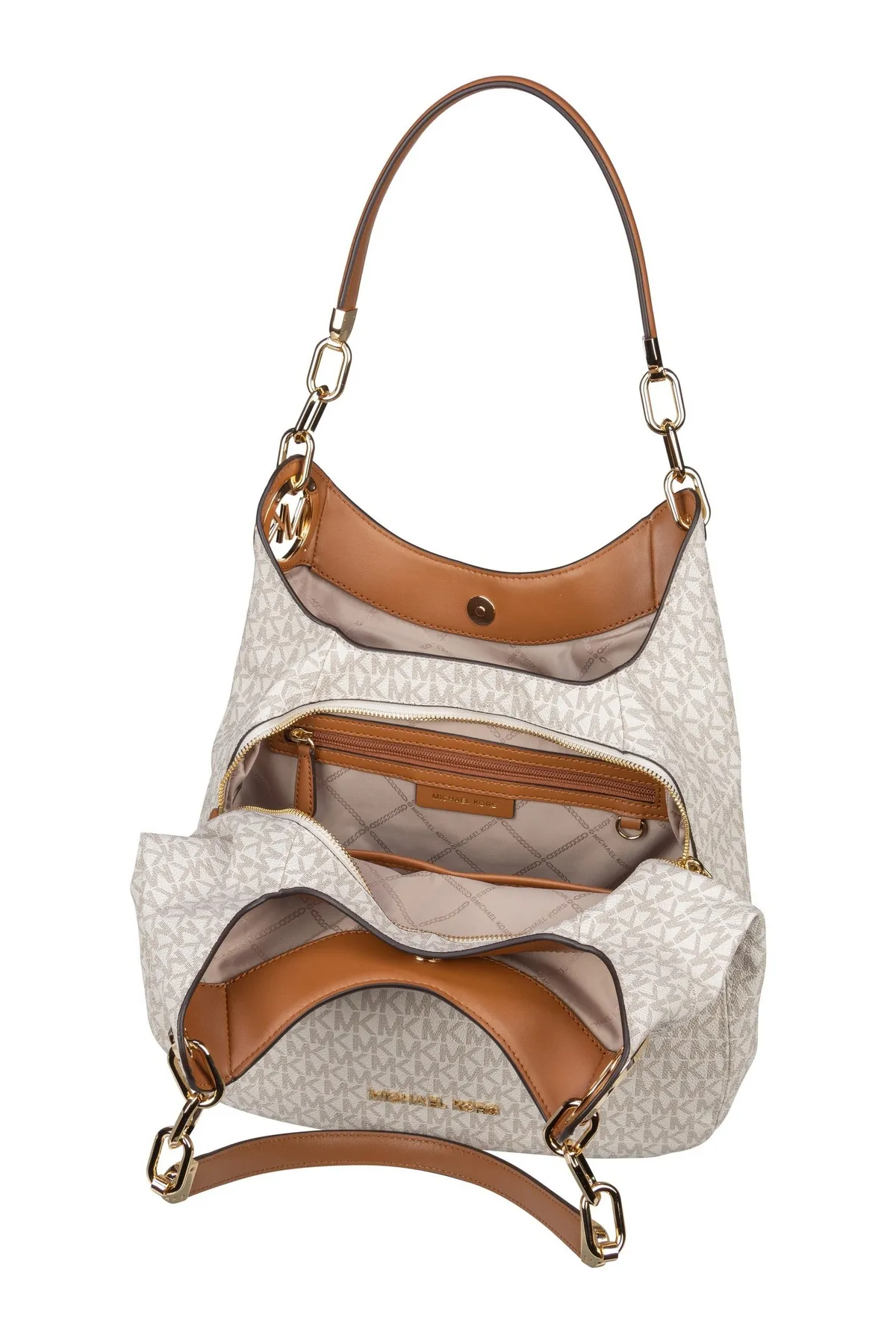 Michael Kors  Handtasche Lillie Large Chain Shoulder Tote MK Signature