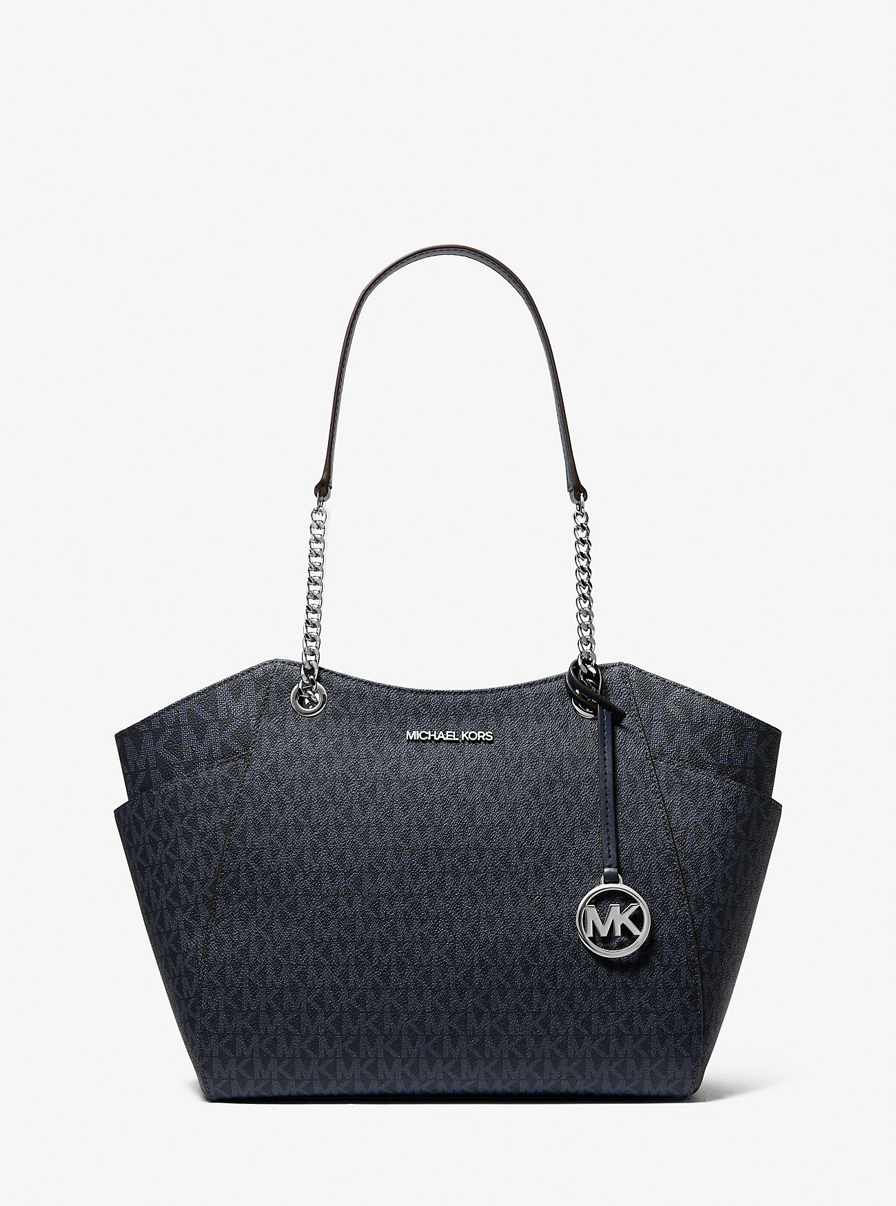 Jet Set Stor Skulderveske Med Signaturlogo – ADMIRAL