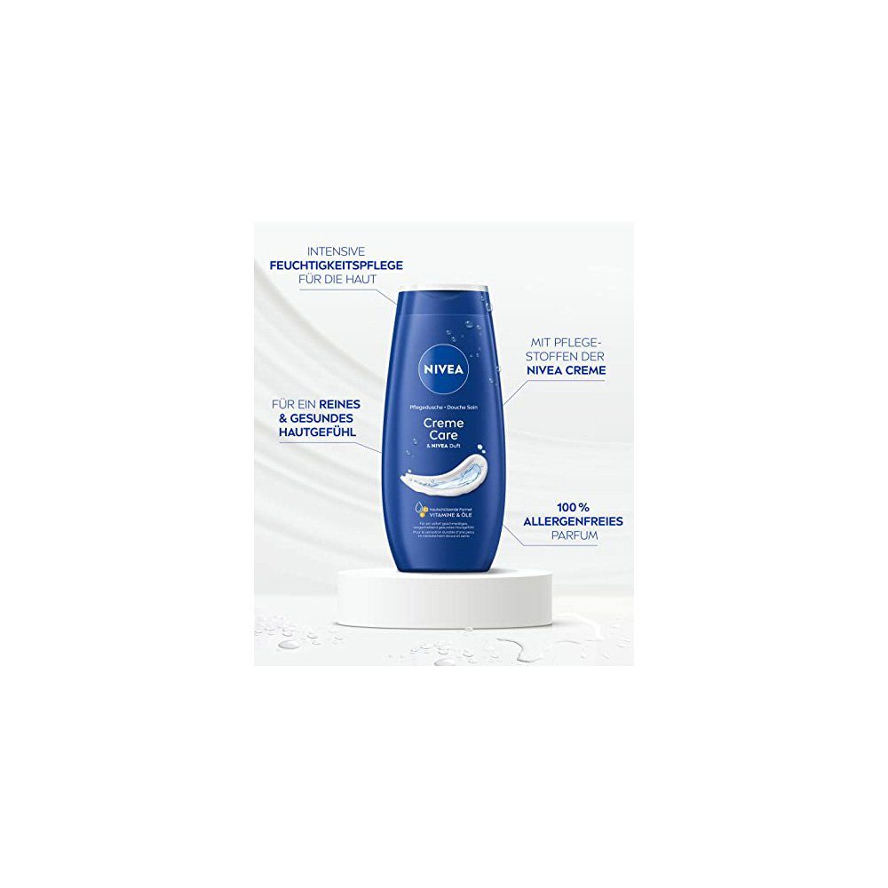 Nivea Duschgel Creme Care Pflegedusche (250 ml), Duschgel mit Vitaminen