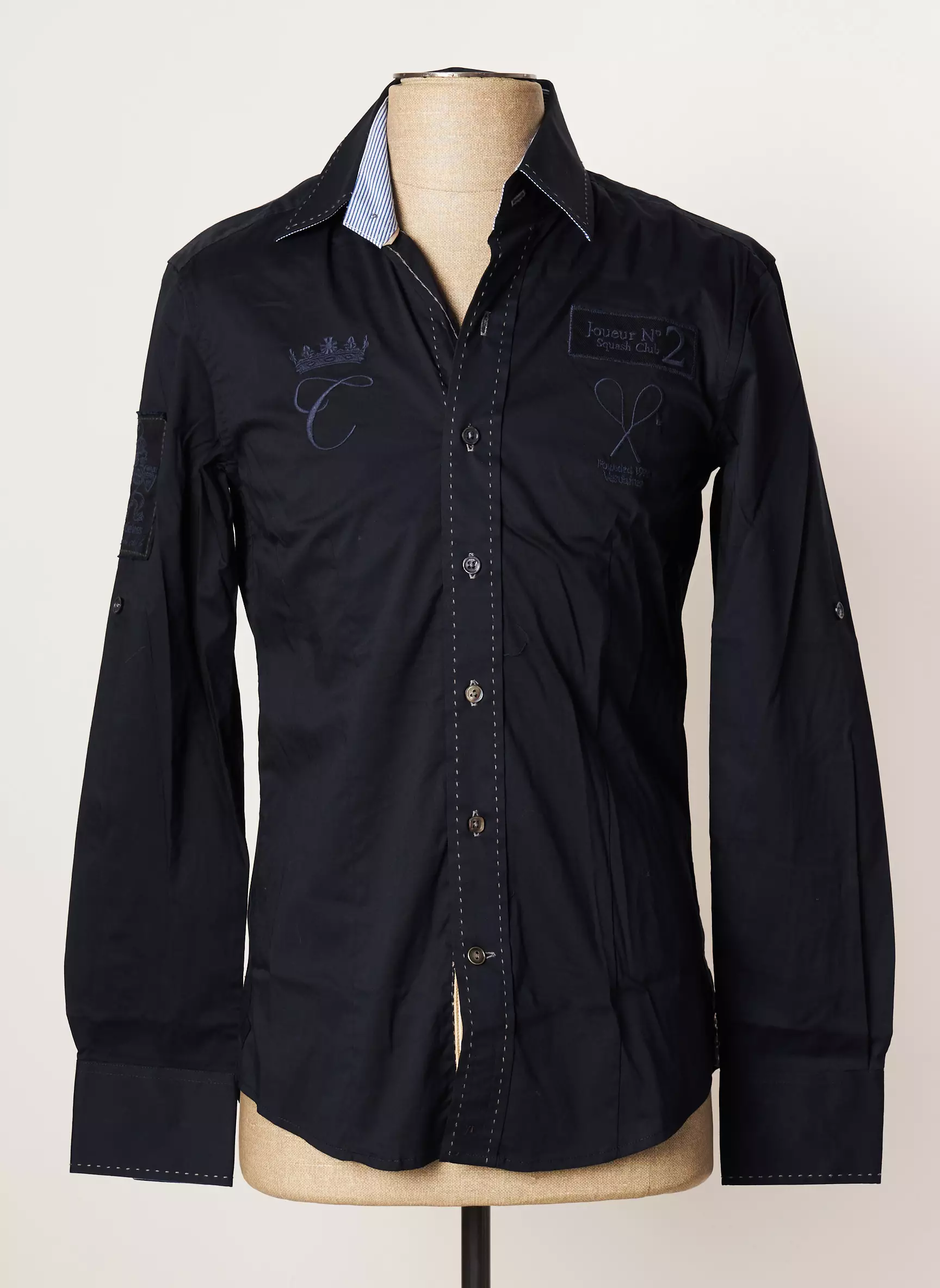 Vestiaires Principaute Cannoise Manches Longues Homme couleur bleu