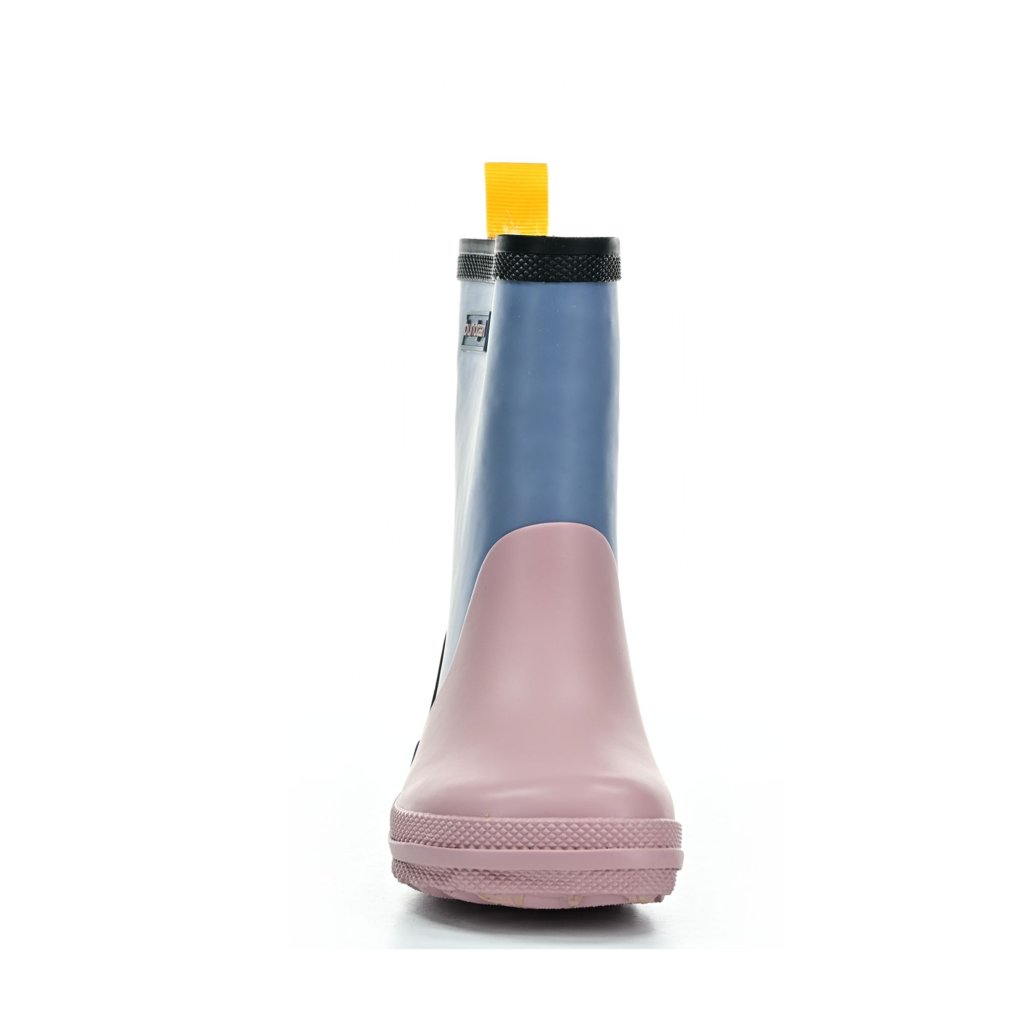 Bundgaard Charly High Warm Teal/Rose/Black gefütterte Barfuß Gummistiefel