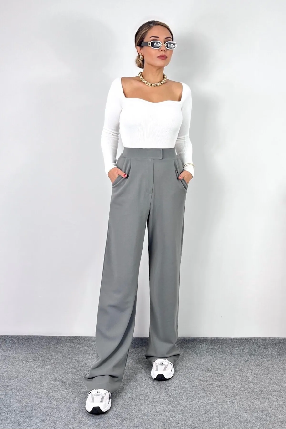 Ritnice  Hose - Grau - Relaxed