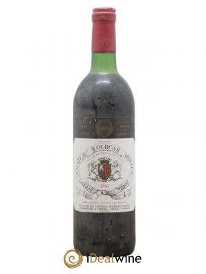 Château Fourcas Hosten Cru Bourgeois  1981 - Lot de 1 Bouteille