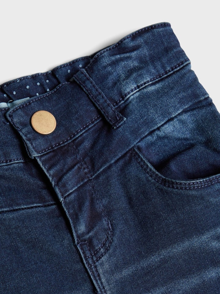 name it Mädchen Skinny Fit Stretch Jeans in Blau günstig kaufen