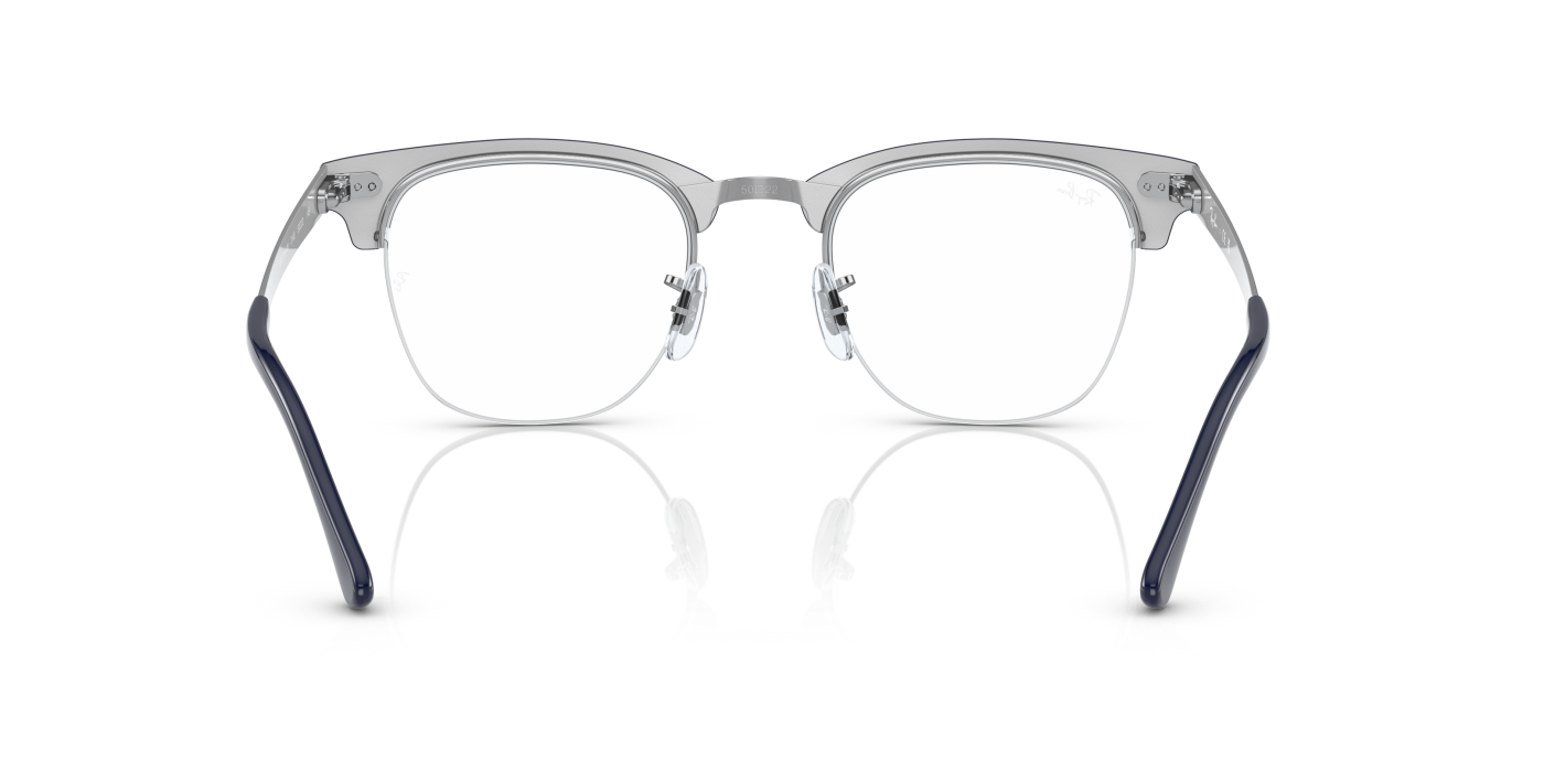 CLUBMASTER METAL OPTICS - Albastru lustruit pe argintiu
