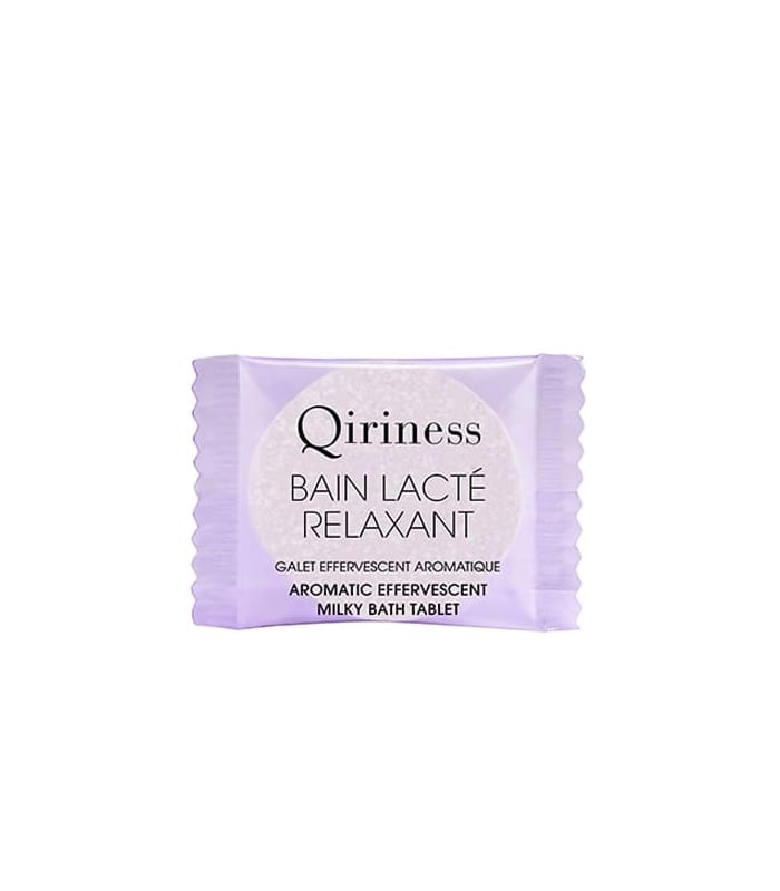Qiriness-BAIN LACTÉ RELAXANT-Galet Effervescent Aromatique