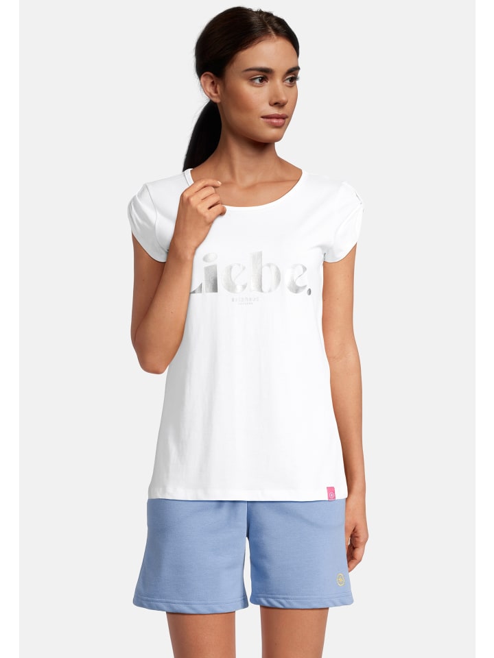 Salzhaut Shirt BIIKE LIEBE in White günstig kaufen XXL