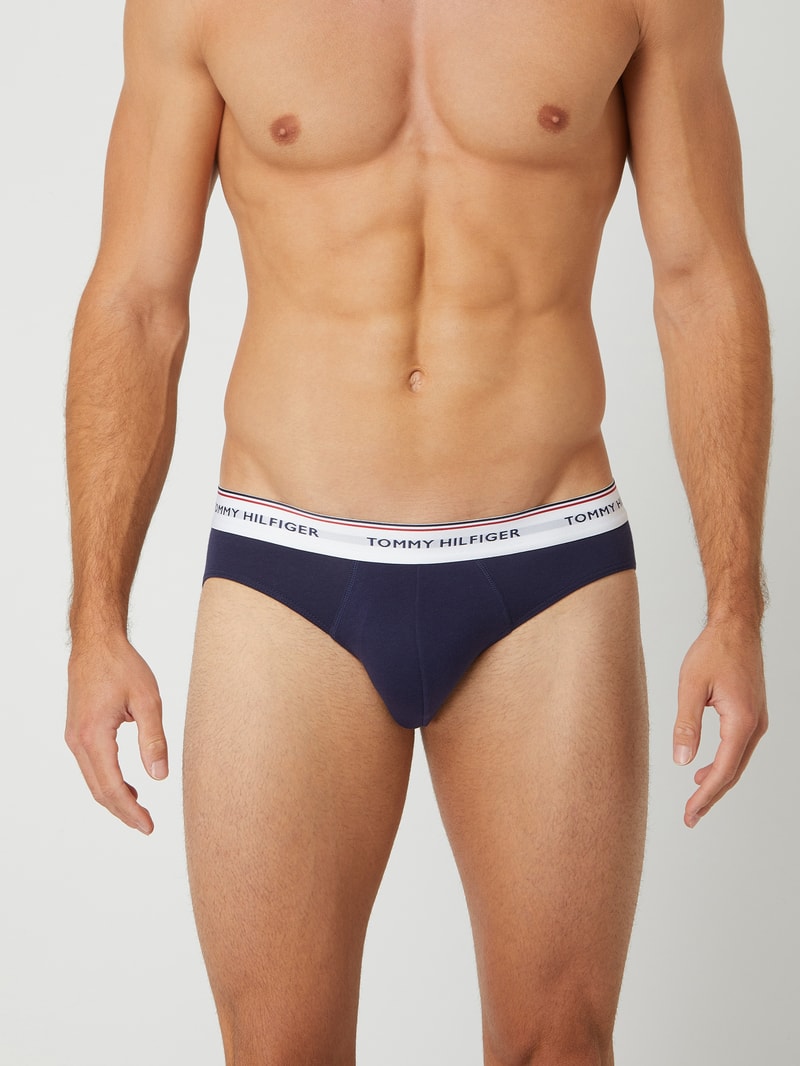 Slip im 3er-Pack in marineblau