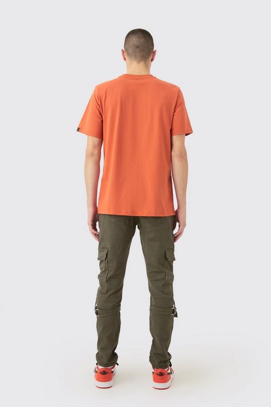 T-Shirt mit Homme-Stickerei