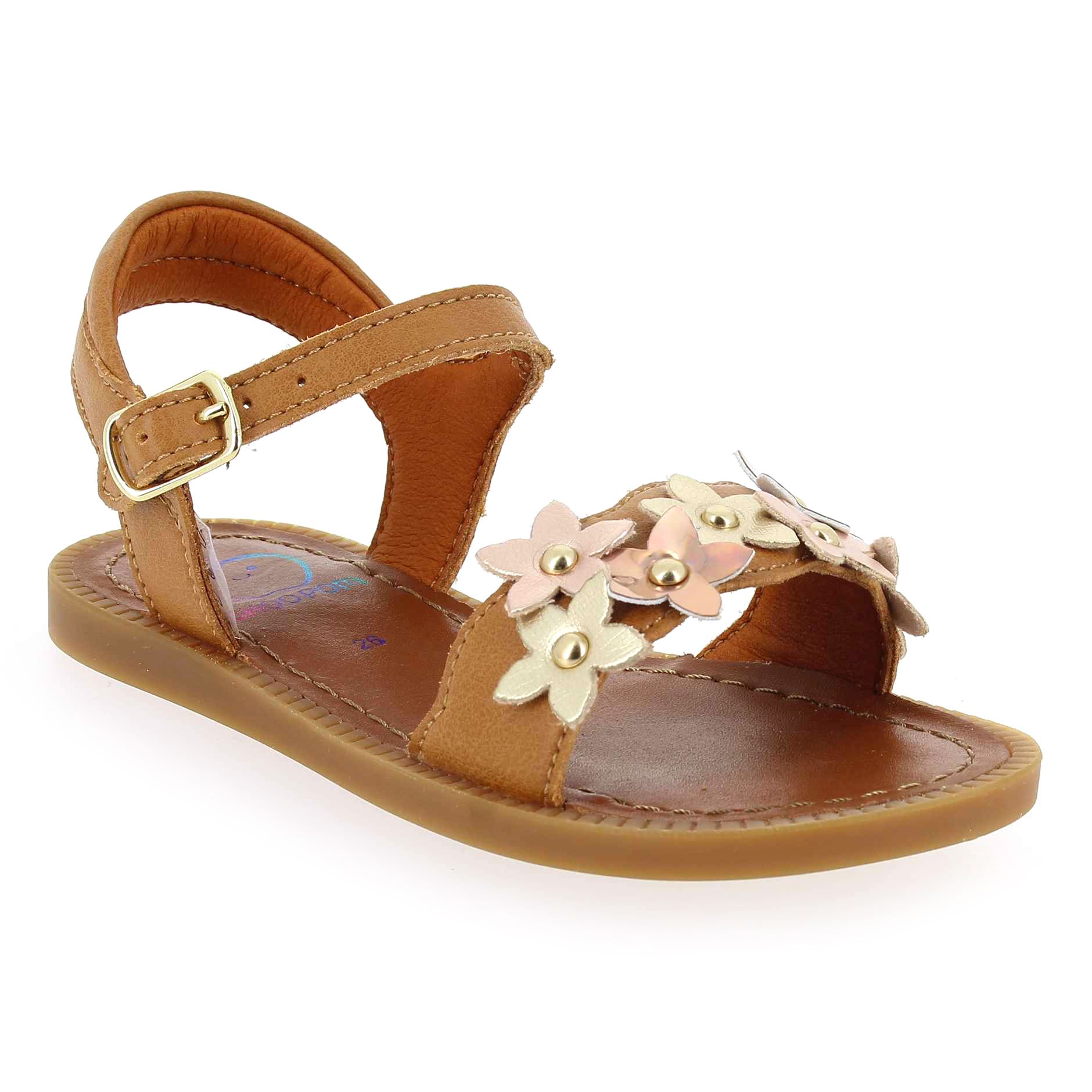 Shoopom  SOLAR FLORE - Cognac Doré