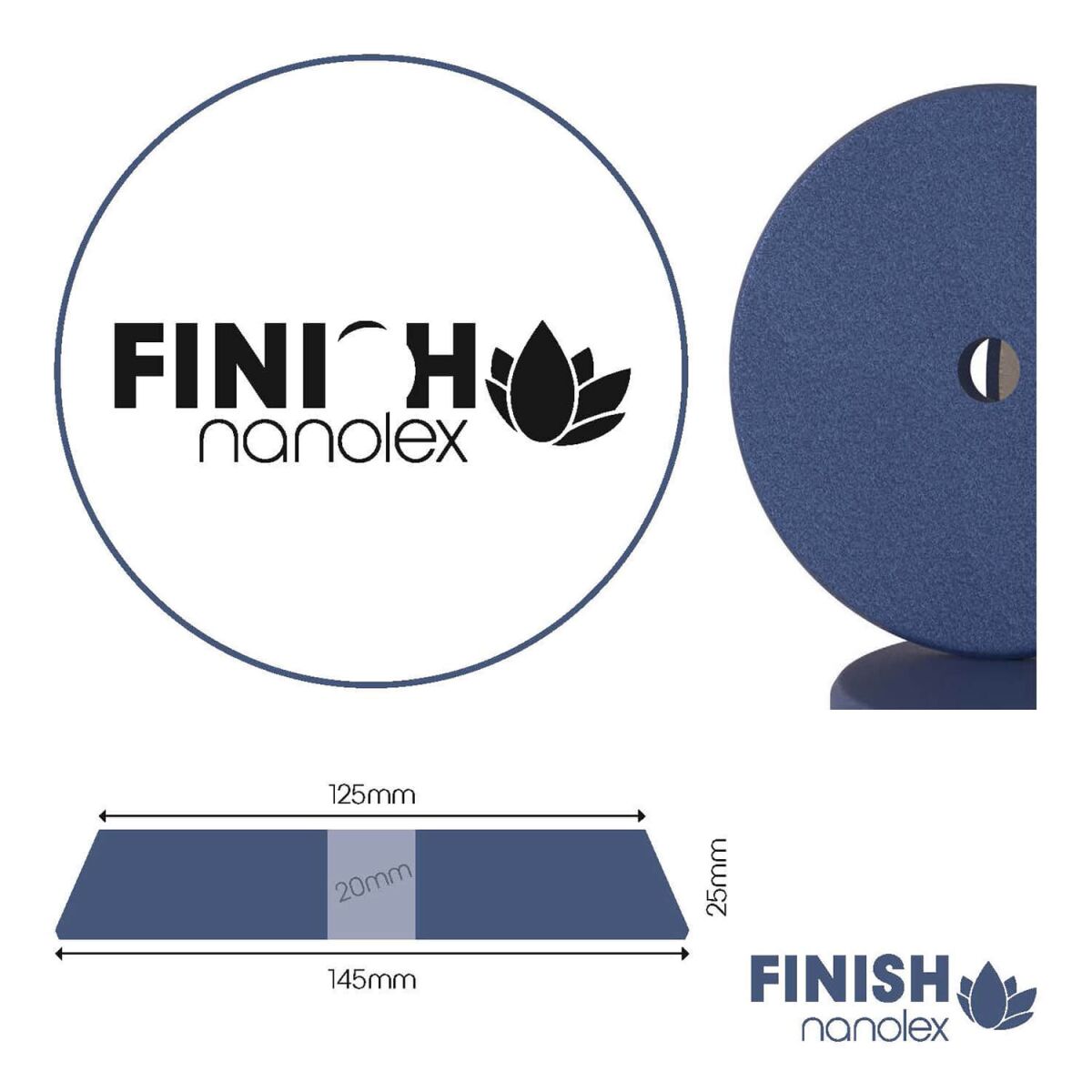Nanolex Polierpad Finish DA 125mm soft
