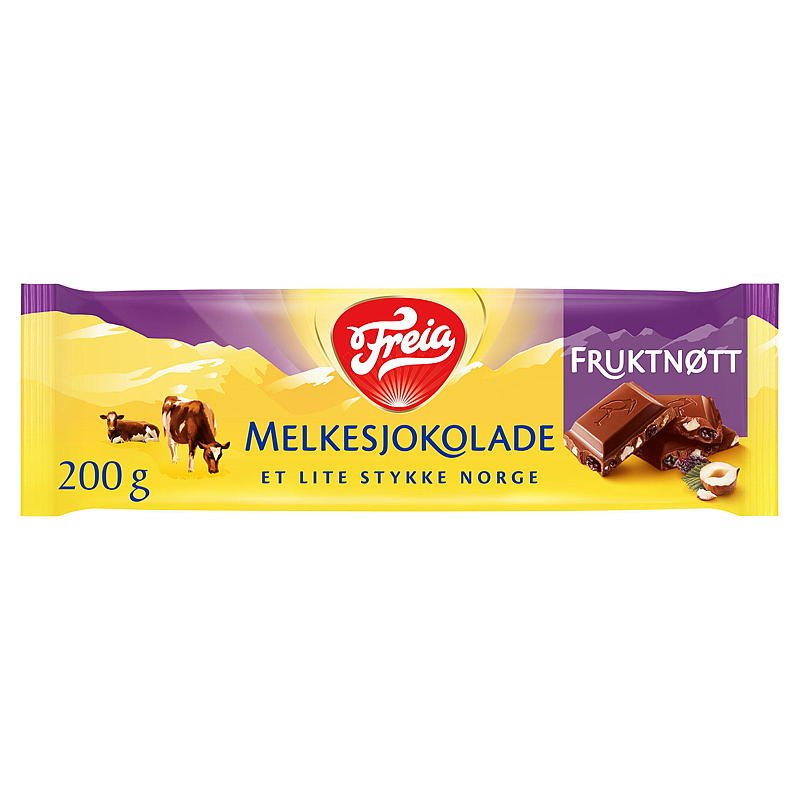 Freia Fruktnøtt 200 g Freia