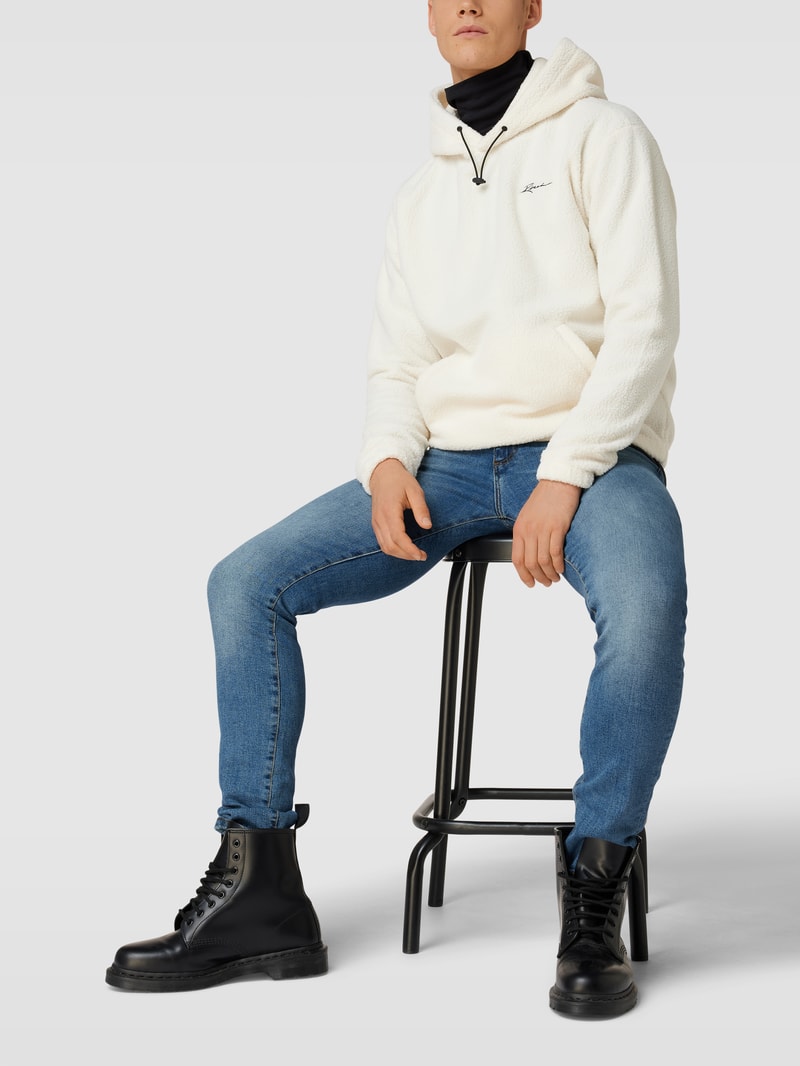Skinny Fit Jeans im 5-Pocket-Design Modell 'LIGHTBLUE' in hellblau