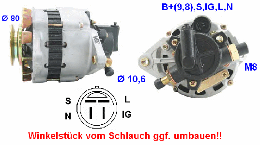 FRIESEN Lichtmaschine Opel 9090007 - ATU