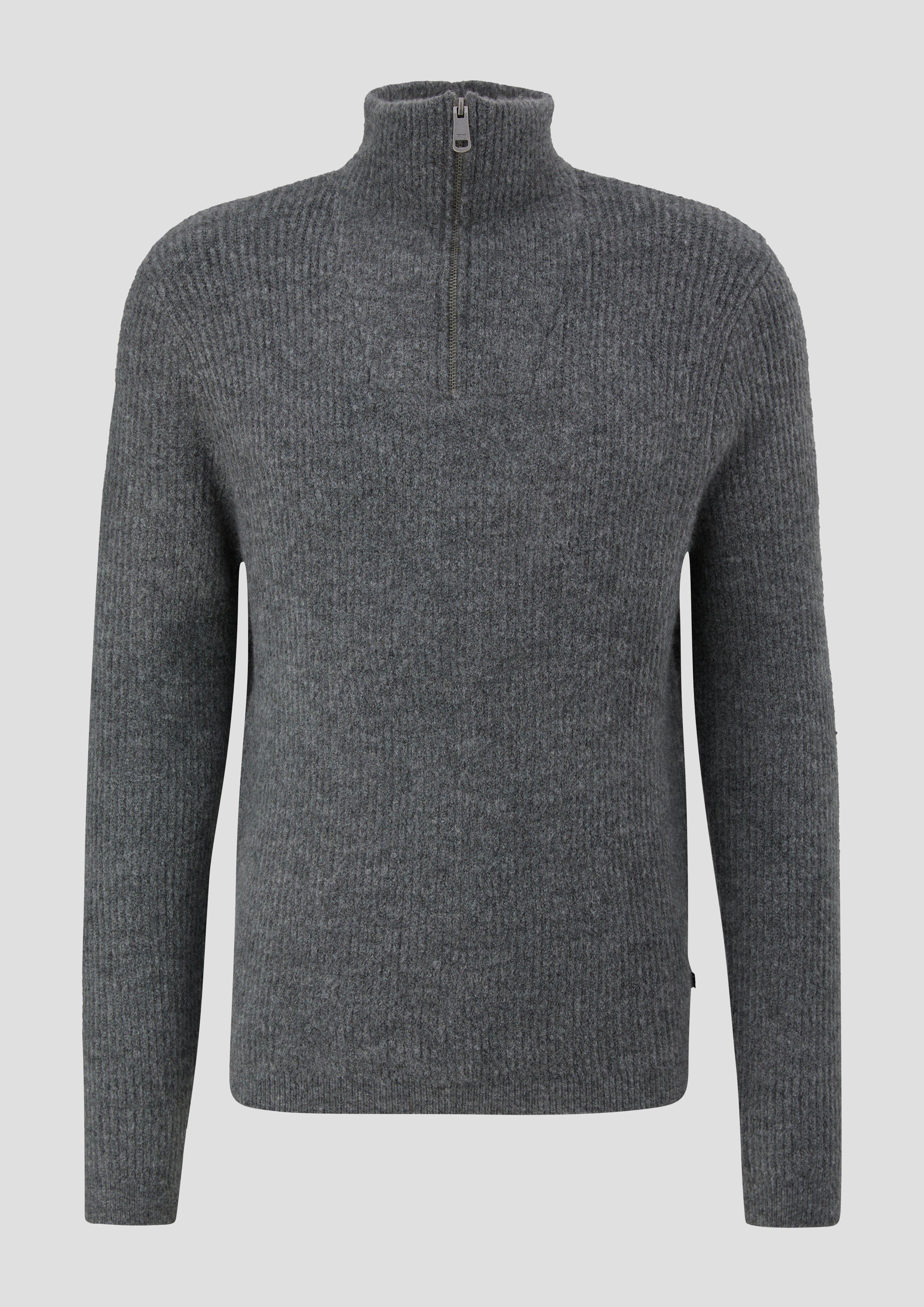 Strickpullover mit Reißverschluss  2151767-9730