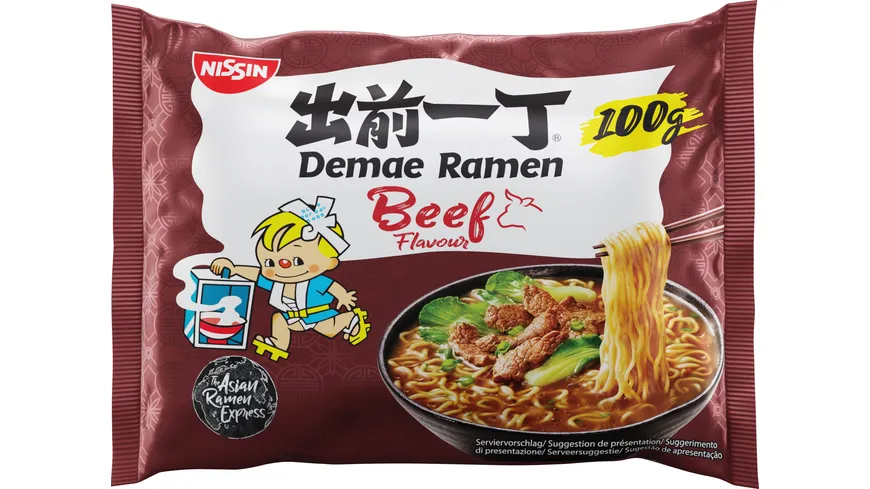 Nissin Demae Ramen Beef 100 g