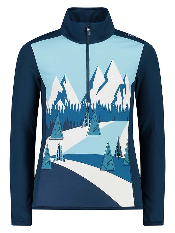 CMP Funktionsshirt in Dunkelblau/ Hellblau günstig kaufen