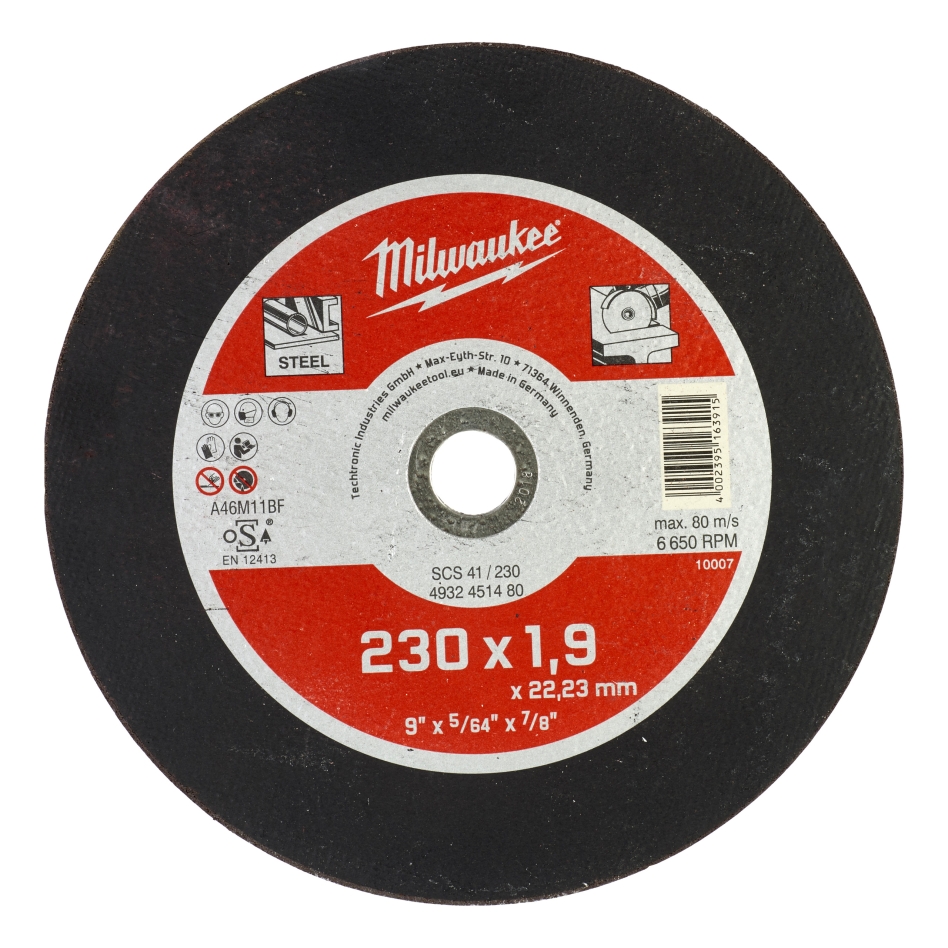 Milwaukee-tillbehör 4932451480 metallkapskiva SCS 41/230 (1,9)