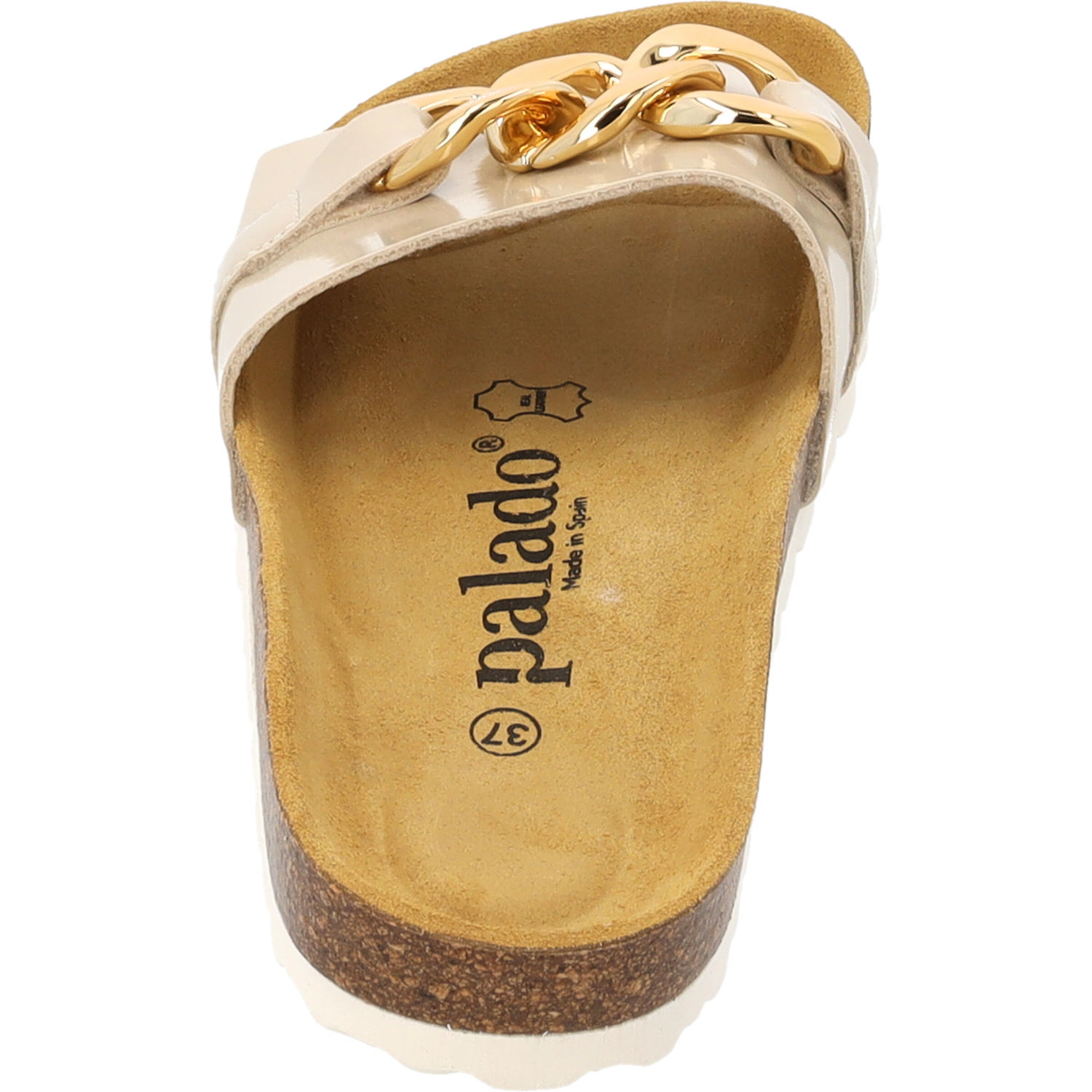 Palado Gozo, Pantoletten, Damen, Beige Lack