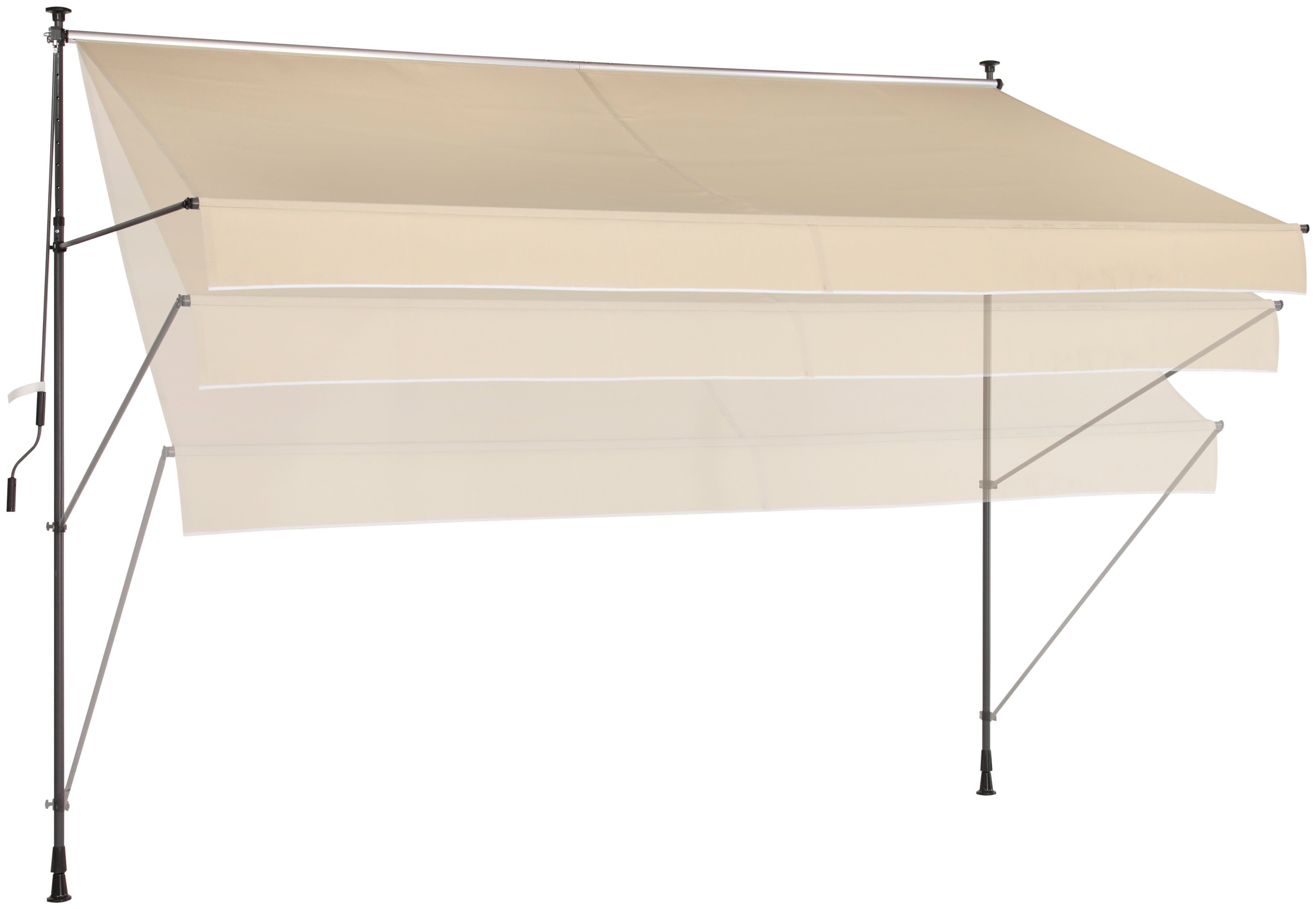 KONIFERA Klemmmarkise Breite/Ausfall: 400/150 cm