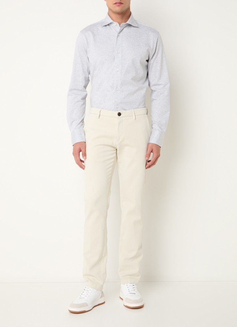 Boggi Milano Regular fit polo krekls ar jauktu rakstu