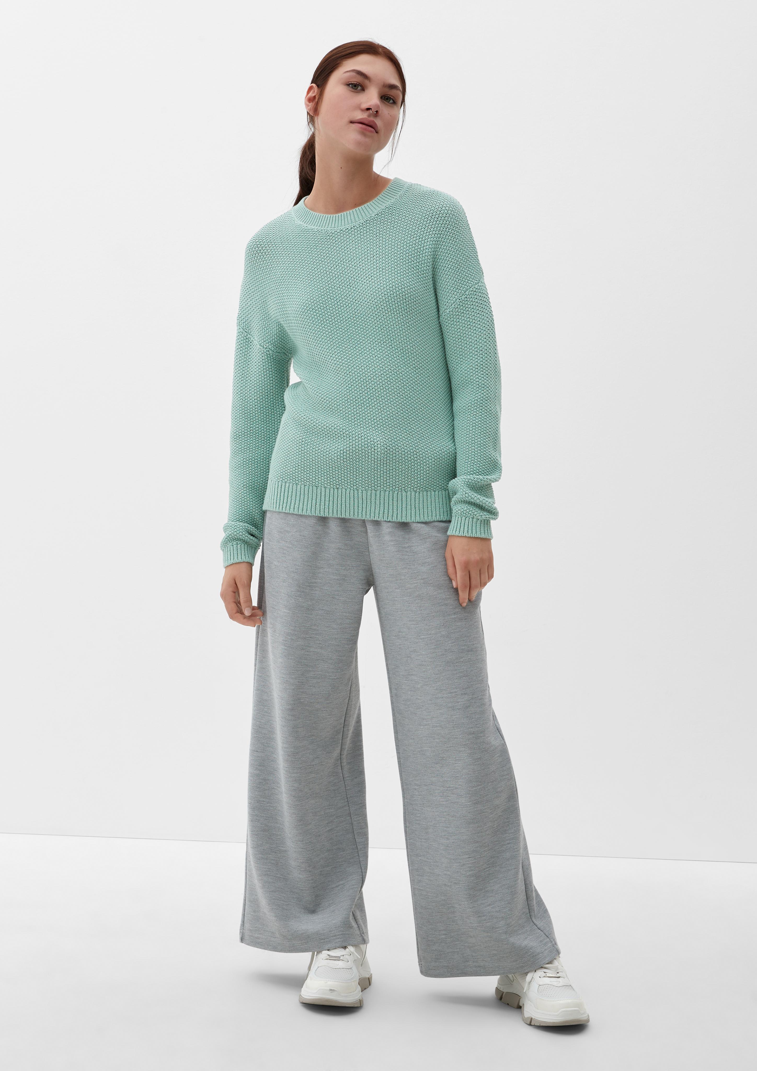 Strukturierter Pullover im Baumwollmix  2121371-7225