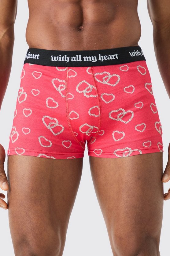 2er-Pack Boxershorts mit Herz-Print