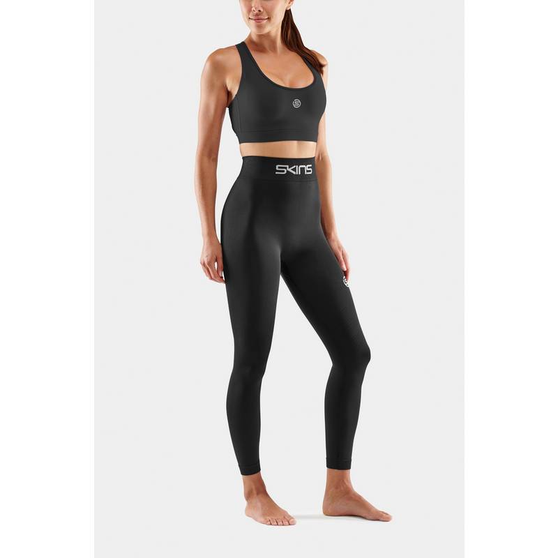 Skins Seamless Long Tight Tights Damen
