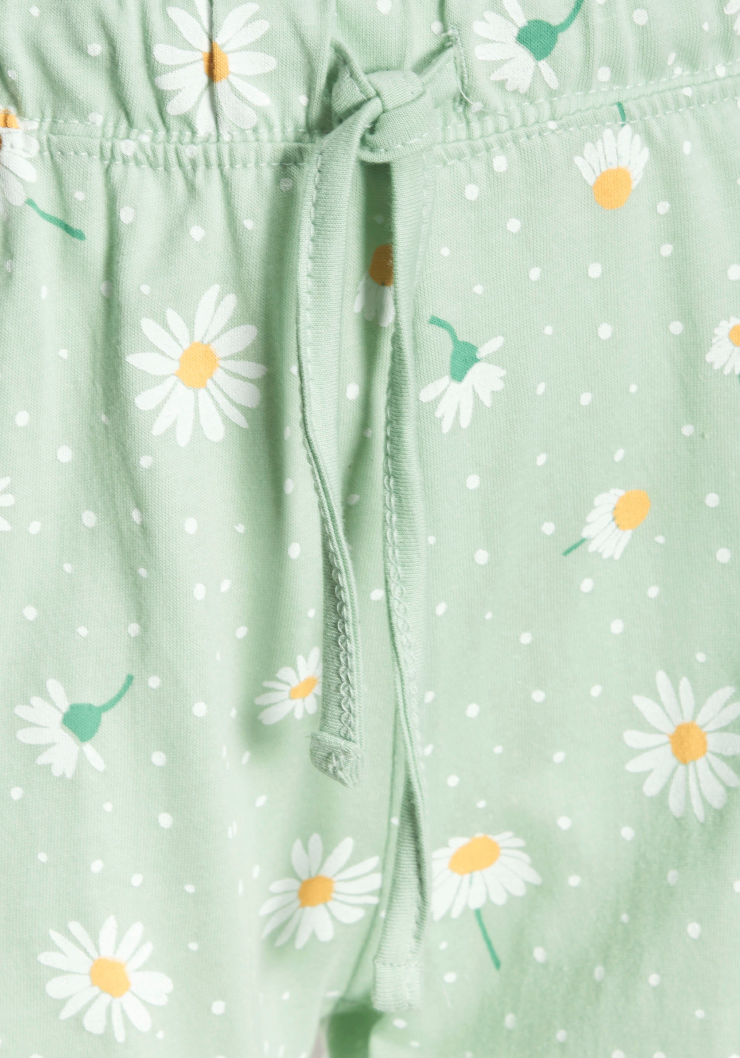 Vivance Dreams Pyjama (2 tlg., 1 Stück) mit Gänseblümchen-Druck