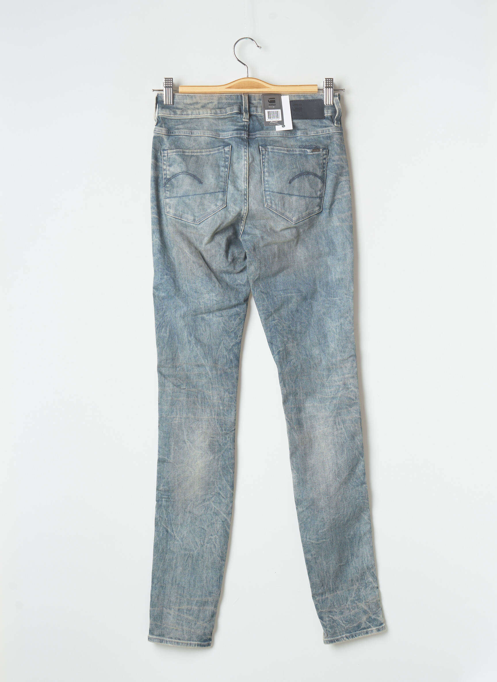 G Star Jeans Skinny Femme couleur bleu