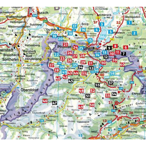 ALLGÄU 2 - OSTALLGÄU - Wanderführer