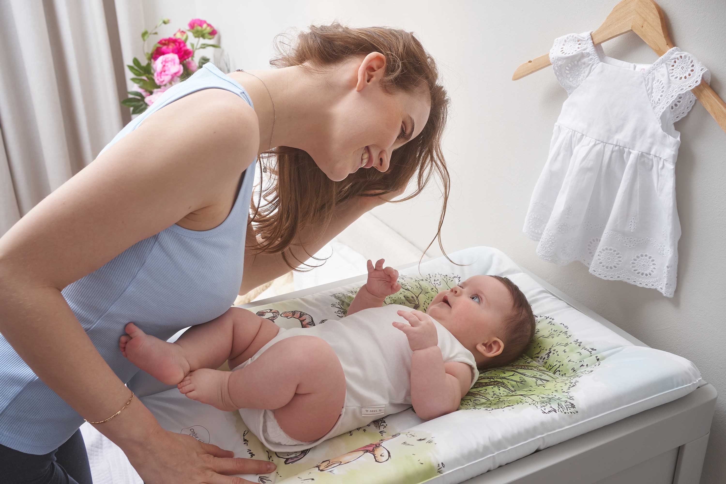 CEBA BABY Wickelauflage  Motiv (85x75 cm, 75x72 cm, 70x50 cm), Weiche Wickelunterlage - Abwaschbar