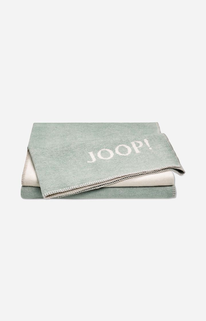 Wohndecke JOOP! MELANGE-DOUBLEFACE in Jade-Natur