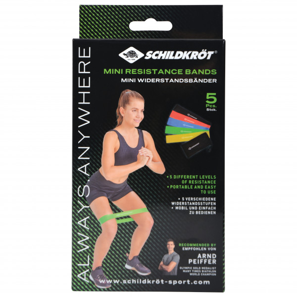 Schildkröt Fitness - Mini Resistance Band 5er Set - Fitnessband